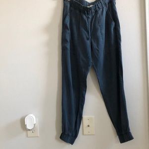 CLOTH & STONE BLUE/GRAY JOGGERS XS